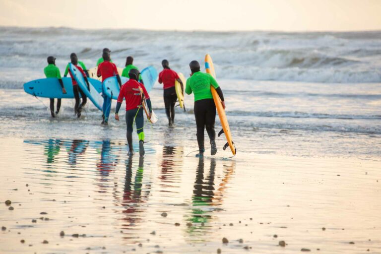 Windsurfschool op het Ile de Ré
